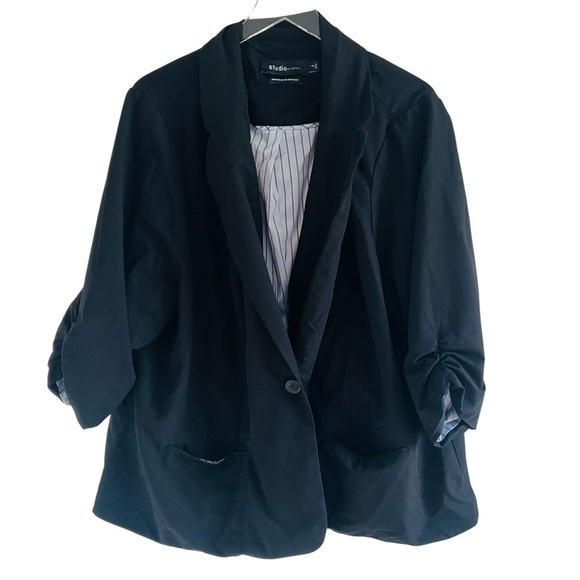 ambition Jackets & Blazers - Studio by Torrid Black Women's Business Jacket